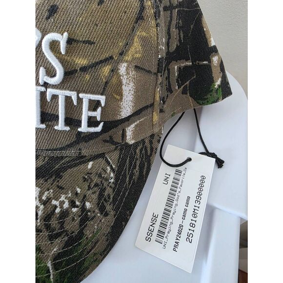 NWT PRAYING SSENSE Exclusive Khaki \'God\'s Favorite\' Real Tree Cap main image 8